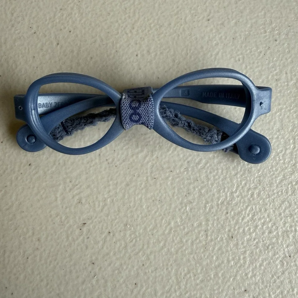 MIRAFLEX‎ Baby Zero Blue Frames Eyeglasses 31-15 Sample Made In Italy